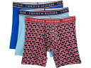 (取寄) トミーヒルフィガー メンズ コットン ストレッチ ボクサー ブリーフ 3-パック Tommy Hilfiger men Tommy Hilfiger Cotton Stretch Boxer Brief 3-Pack Paris Blue