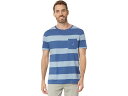 (取寄) ノーティカ メンズ ストライプド クルー ネック T-シャツ Nautica men Nautica Striped Crew Neck T-Shirt Union Blue