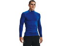 (取寄) アンダーアーマー メンズ コールドギア アーマー コンプレッション モック Under Armour men Under Armour ColdGear Armour Compression Mock Royal Blue/White