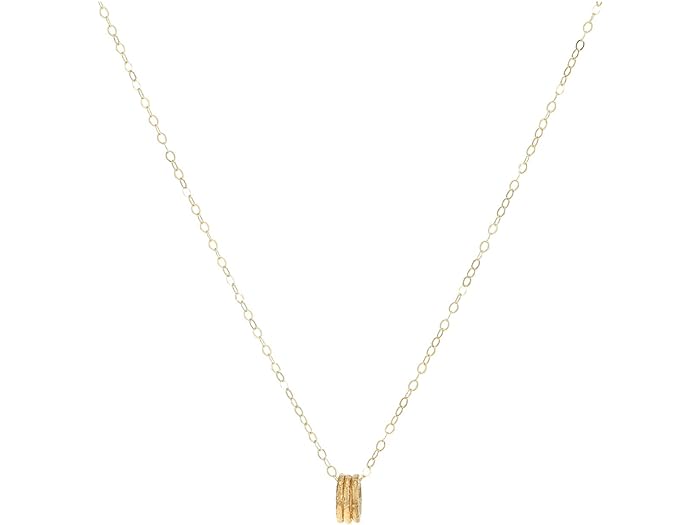 (取寄) ドギャード レディース スリー リトル ウィッシズ トリプル リング ネックレス Dogeared women Dogeared Three Little Wishes Triple Ring Necklace Gold