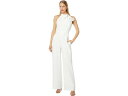 (取寄) ヴィンスカムート レディース シグニチャー ストレッチ クレープ ボウ ネック ジャンプスーツ Vince Camuto women Vince Camuto Signature Stretch Crepe Bow Neck Jumpsuit Ivory