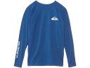 (取寄) クイック シルバー キッズ ボーイズ エブリデイ UPF50 ロング スリーブ (ビッグ キッズ) Quiksilver Kids boys Quiksilver Kids Everyday UPF50 Long Sleeve (Big Kids) Monaco Blue Heather