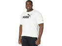 (取寄) プーマ メンズ ビッグ アンド トール エッセンシャル ロゴ Tシャツ PUMA men PUMA Big & Tall Essential Logo Tee Puma White