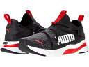 () v[} LbY \tgCh tg Xbv-I |bv (rbO Lbh) PUMA kids PUMA Softride Rift Slip-On Pop (Big Kid) Puma Black/High-Risk Red