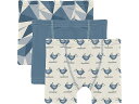 (取寄) キッキー パンツ キッズ ボーイズ プリント ボクサー ブリーフ セット 3-パック (ビッグ キッズ) Kickee Pants Kids boys Kickee Pants Kids Print Boxer Briefs Set 3-Pack (Big Kids) Winter Ice/Parisian Blue/Natural Ski Birds