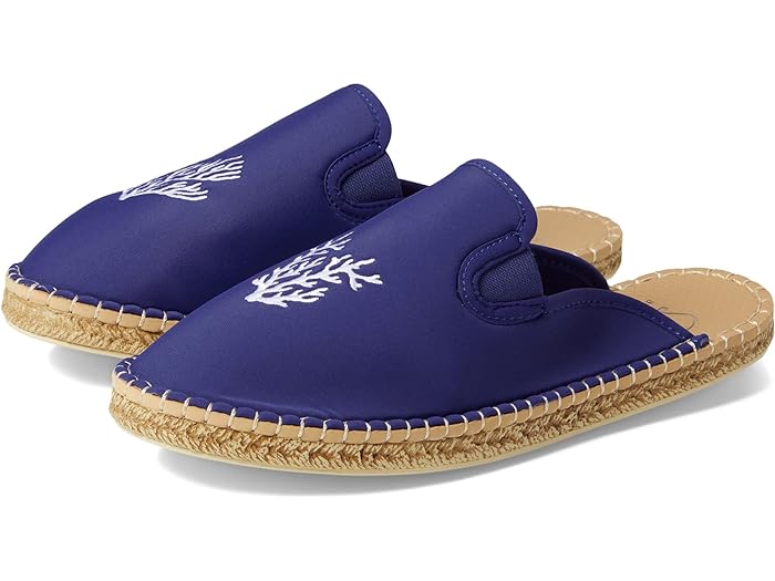 (取寄) シー スター ビーチウェア レディース ハーバーサイド ミュール ウォーター シューズ Sea Star Beachwear women Sea Star Beachwear Harbourside Mule Water Shoe Navy Coral Embroidery