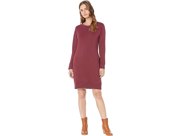 () pNg fB[X I[KjbN Rbg GbZV O X[u hX PACT women PACT Organic Cotton Essential Long Sleeve Dress Raisin