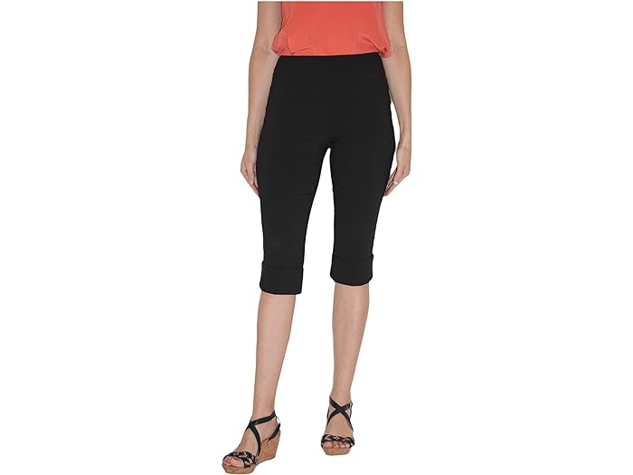 () NCW[ [ fB[X v-I Jth Nbv pc Krazy Larry women Krazy Larry Pull-On Cuffed Crop Pants Black