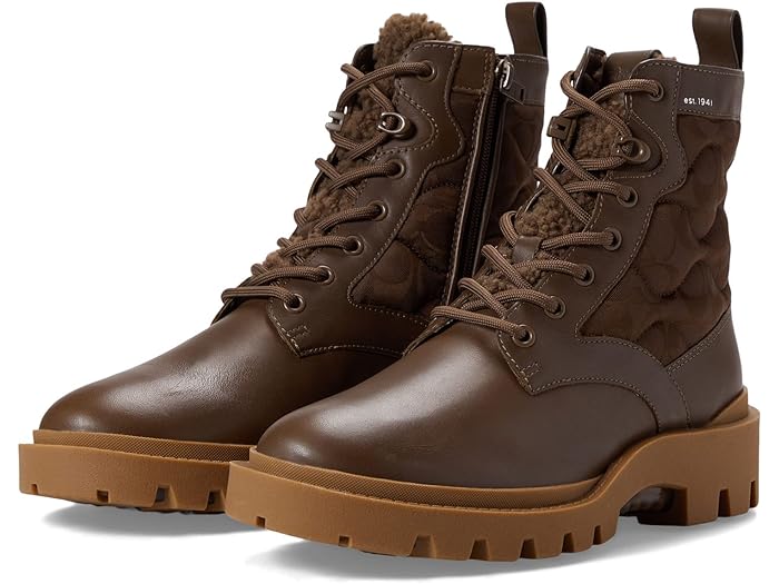 (取寄) コーチ メンズ シティソール シアリング ブート COACH men COACH CitySole Shearling Boot Bison Brown