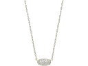 () PhXRbg fB[X OC\ NX^ y_g lbNX Kendra Scott women Kendra Scott Grayson Crystal Pendant Necklace Rhodium White Crystal