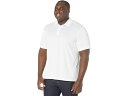 (取寄) カッター & バック メンズ ビッグ アンド トール プロスペクト テクスチャー ストレッチ ポロ Cutter & Buck men Cutter & Buck Big & Tall Prospect Textured Stretch Polo White