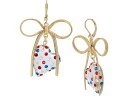 (取寄) ベッツィジョンソン レディース ハート ボウ レバー バック イヤリングス Betsey Johnson women Betsey Johnson Heart Bow Lever Back Earrings Red/White/Blue