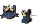 (取寄) ベッツィジョンソン レディース キャット スタッズ イヤリングス Betsey Johnson women Betsey Johnson Cat Stud Earrings Black