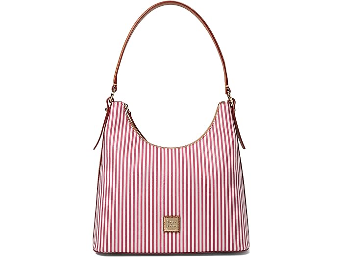 (取寄) ドゥーニー & バーク レディース ストライプ ホーボー Dooney & Bourke women Dooney & Bourke Stripe Hobo Fuchsia