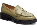 (取寄) コーチ レディース レア ローファー COACH women COACH Leah Loafer Moss