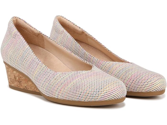 (取寄) ドクターショール レディース ビーウィッチ レディ ウェッジ パンプス Dr. Scholl's women Dr. Scholl's Be Ready Wedge Pumps Multi Woven Fabric