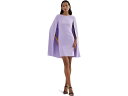 () [ t[ fB[X P[v W[[bg JNe hX LAUREN Ralph Lauren women LAUREN Ralph Lauren Cape Georgette Cocktail Dress Wild Lavender