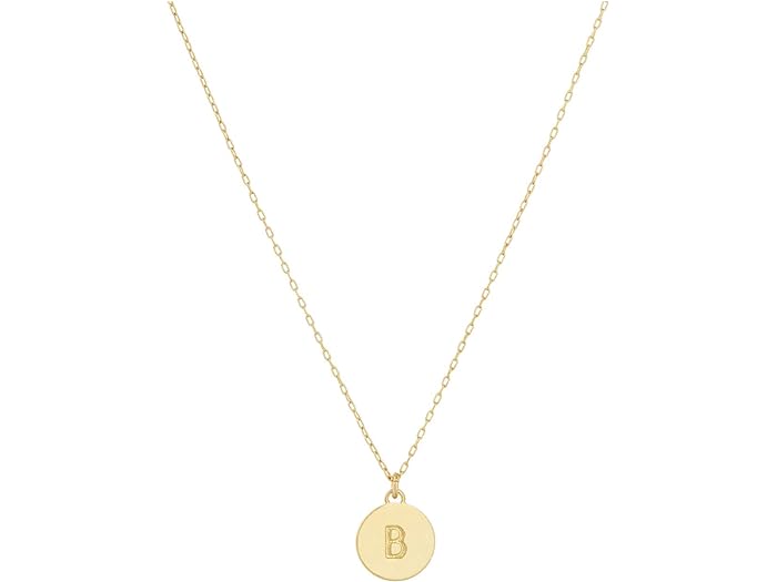 (取寄) ケイトスペード レディース ケイト スペード ミニ イニシャル ペンダント Kate Spade New York women Kate Spade New York Kate Spade Mini Initial Pendant B Gold