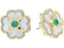 (取寄) ケイトスペード レディース ヘリテージ ブルーム スタッズ イヤリングス Kate Spade New York women Kate Spade New York Heritage Bloom Studs Earrings Emerald