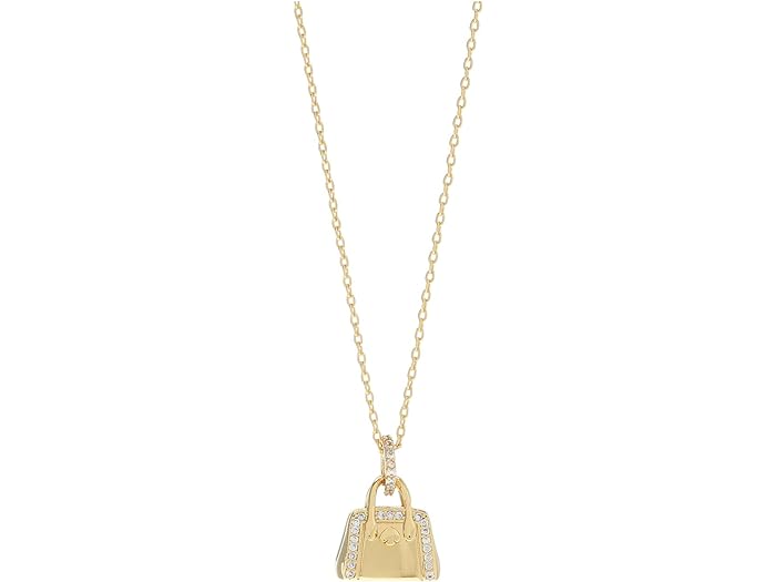 () PCgXy[h fB[X mbg ~j y_g Kate Spade New York women Kate Spade New York Knott Mini Pendant Clear/Gold