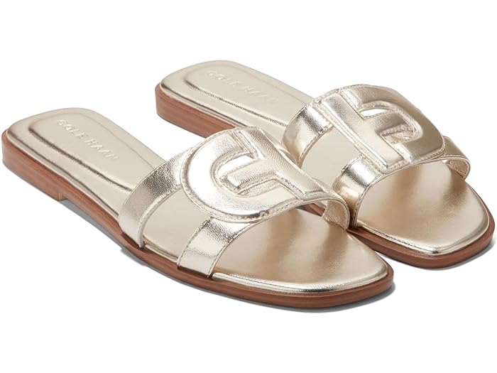 (取寄) コールハーン レディース サンダル Cole Haan women Cole Haan Chrisee Sandals Soft Gold Leather