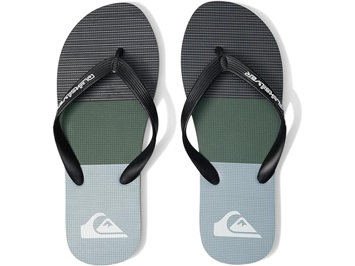 () åС   ȥ饤 Quiksilver men Quiksilver Molokai Stripe Black/Grey/Green