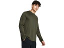 (取寄) アンダーアーマー メンズ イソ-チル ショアブレイク ロング スリーブ Under Armour men Under Armour Iso-Chill Shorebreak Long Sleeve Marine OD Green/Baroque Green