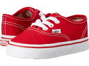 () oY LbY LbY I[ZeBbN RA (gh[) Vans Kids kids Vans Kids Authentic Core (Toddler) Red
