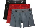 (取寄) アディダス メンズ パフォーマンス メッシュ グラフィック ボクサー ブリーフ 3-パック adidas men adidas Performance Mesh Graphic Boxer Brief 3-Pack Digi Camo Better Scarlet/Bright Red/Better Scarlet/Bright Red