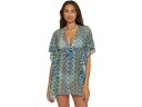 () fB[X T_E N[VF `jbN BECCA women BECCA Sundown Crochet Tunic Ultramarine/Ice Blue Mul