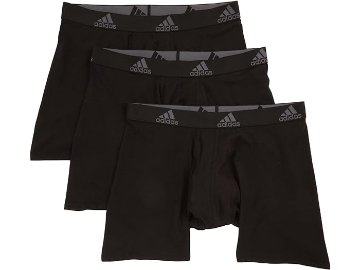 () ǥ  ȥå åȥ ܥ ֥꡼ 3-ѥå adidas men Stretch Cotton Bo...