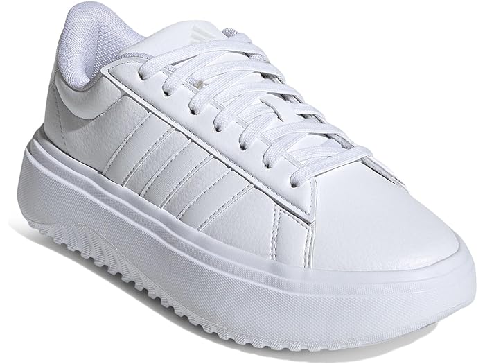 (取寄) アディダス レディース グランド コート プラットフォーム adidas women Grand Court Platform White/White...