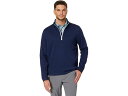 (取寄) キャロウェイ メンズ ミッドウエイト 1/4 ジップ ヘックス プルオーバー Callaway men Midweight 1/4 Zip Hex Pullover Peacoat(4)