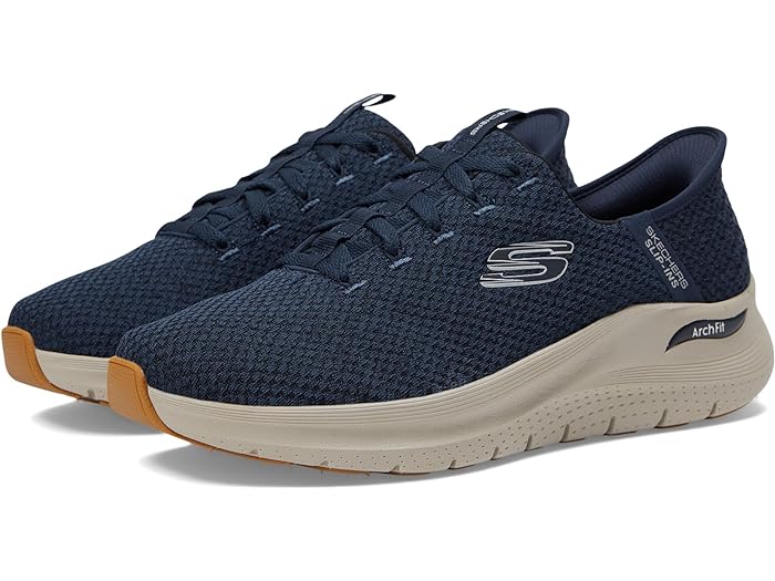 () å㡼 ˡ   եå 2.0 å إå ϥ ե꡼ å- SKECHERS men Arch Fit 2.0 Look Ahead Hands Free Slip-In Navy