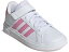 () ǥ å 륺   2.0 饹ƥå (ȥ å/ӥå å) adidas Kids girls adidas Kids Grand Court 2.0 Elastic (Little Kid/Big Kid) White/Bliss Pink/Clear Pink