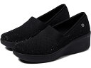 (取寄) スケッチャーズ スニーカー レディース マーサ スチュワート - ピア ライト - リフレクション SKECHERS women Martha Stewart - Pier Lite - Reflection Black/Black