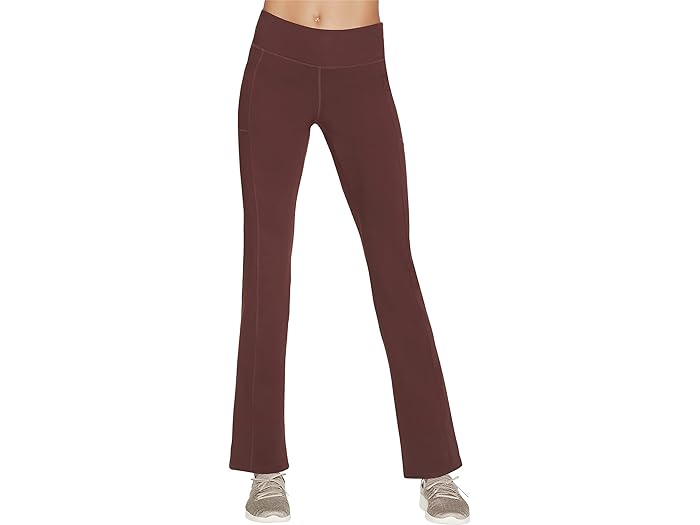 () XPb`[Y fB[X S[ EH[N pc M[ OX SKECHERS women SKECHERS GO WALK Pants Regular Length Burgundy/Brown
