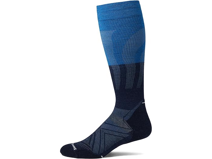 (取寄) スマートウール メンズ ラン ターゲッティド クッション コンプレッション オーバーザカーフ Smartwool men Run Targeted Cushion Compression Over-the-Calf Deep Navy