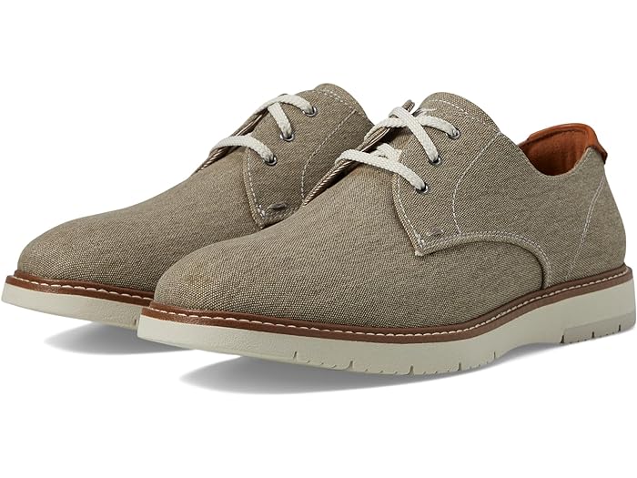 フローシャイム ビジネスシューズ メンズ (取寄) フローシャイム メンズ ヴィーブ キャンバス プレーン トゥ オックスフォード Florsheim men Florsheim Vibe Canvas Plain Toe Oxford Taupe