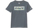 (取寄) ハーレー キッズ ボーイズ シースケープ ワン アンド オンリー グラフィック T-シャツ (ビッグ キッド) Hurley Kids boys Hurley Kids Seascape One Only Graphic T-Shirt (Big Kid) Shadow Black