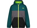 (取寄) アンダーアーマー キッズ ボーイズ ウィンタック カラー ブロック ウィンドブレーカー (ビッグ キッド) Under Armour Kids boys Under Armour Kids Wintuck Color Block Windbreaker (Big Kid) Hydro Teal