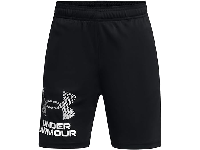 () A_[A[}[ LbY LbY ebN S V[c (rbO LbY) Under Armour Kids kids Under Armour Kids Tech Logo Shorts (Big Kids) Black/Mod Gray