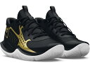 () A_[A[}[ LbY LbY WFbg 23 oXPbg{[ V[Y (rbO Lbh) Under Armour Kids kids Under Armour Kids JET '23 Basketball Shoe (Big Kid) Black/Black/Metallic Gold