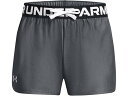 () A_[A[}[ LbY K[Y vC Abv \bh V[c (rbO LbY) Under Armour Kids girls Under Armour Kids Play Up Solid Shorts (Big Kids) Pitch Gray/Metallic Silver