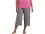 () ҥ塼 ǥ ץ饹   ƥ ץ Pj ѥ HUE women HUE Plus Size Sweet Kitty Capris PJ Pants Medium Heather Grey