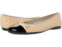 (取寄) フレンチ ソール レディース パスポートR フラッツ French Sole women PassportR Flat Black Patent/Beige Leather