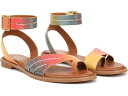 () tR Tg fB[X O[ AN Xgbv tbc T_ Franco Sarto women Franco Sarto Greene Ankle Strap Flat Sandals Rainbow Snake Print