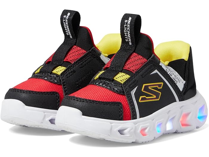 (取寄) スケッチャーズ スニーカー キッズ ボーイズ スケッチャーズ ハンズ フリー SKECHERS KIDS boys SKECHERS KIDS Skechers Hands Free Slip-Ins-Hypno-Flash 2.0-Vexlux (Little Kid/Big Kid) Black/Red