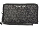 (取寄) マイケルコース レディース ジェット セット ラージ フラッツ マルチ ファンクション フォン ケース MICHAEL Michael Kors women MICHAEL Michael Kors Jet Set Large Flat Multi Function Phone Case Black