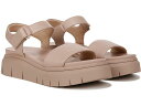 () i`CU[ fB[X AN Xgbv vbgtH[ tbc T_ Naturalizer women Naturalizer Poppi Ankle Strap Platform Flat Sandal Blush Faux Leather